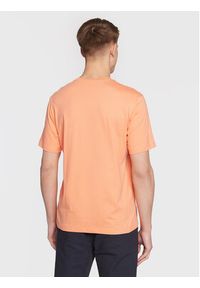 Champion T-Shirt Script Logo Embroidery 218007 Pomarańczowy Regular Fit. Kolor: pomarańczowy. Materiał: bawełna #4