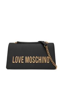 Love Moschino - LOVE MOSCHINO Torebka JC4192PP1NKD0000 Czarny. Kolor: czarny. Materiał: skórzane #4
