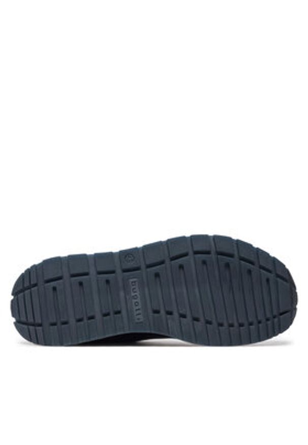 Bugatti Sneakersy BUGATTI-331APA021410 4141 DARK BLUE / DARK BLUE Granatowy. Kolor: niebieski. Materiał: skóra