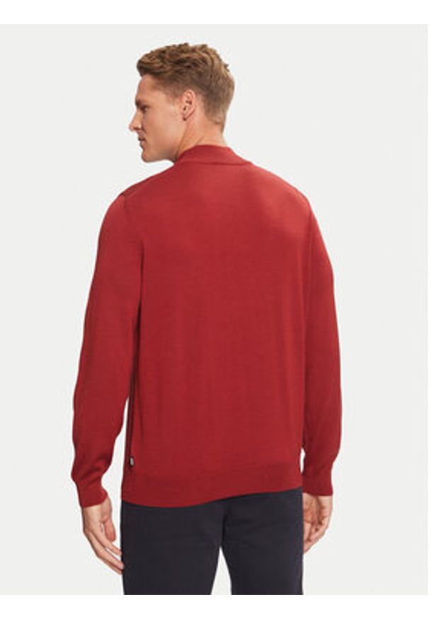 BOSS - Boss Sweter Ebenji 50528300 Czerwony Regular Fit. Kolor: czerwony. Materiał: wełna