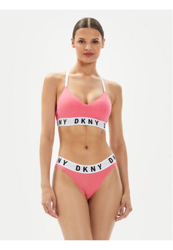 DKNY Figi klasyczne DK4513 Różowy. Kolor: różowy. Materiał: bawełna