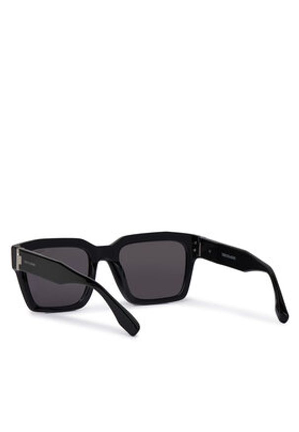Trussardi Jeans - Trussardi Okulary przeciwsłoneczne TSM9028 Czarny. Kolor: czarny