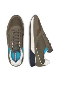 U.S. Polo Assn. Sneakersy NOBIL003G Khaki. Kolor: brązowy. Materiał: syntetyk