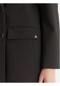 Hugo - HUGO Marynarka Amelora 50547694 Czarny Oversize. Kolor: czarny. Materiał: syntetyk
