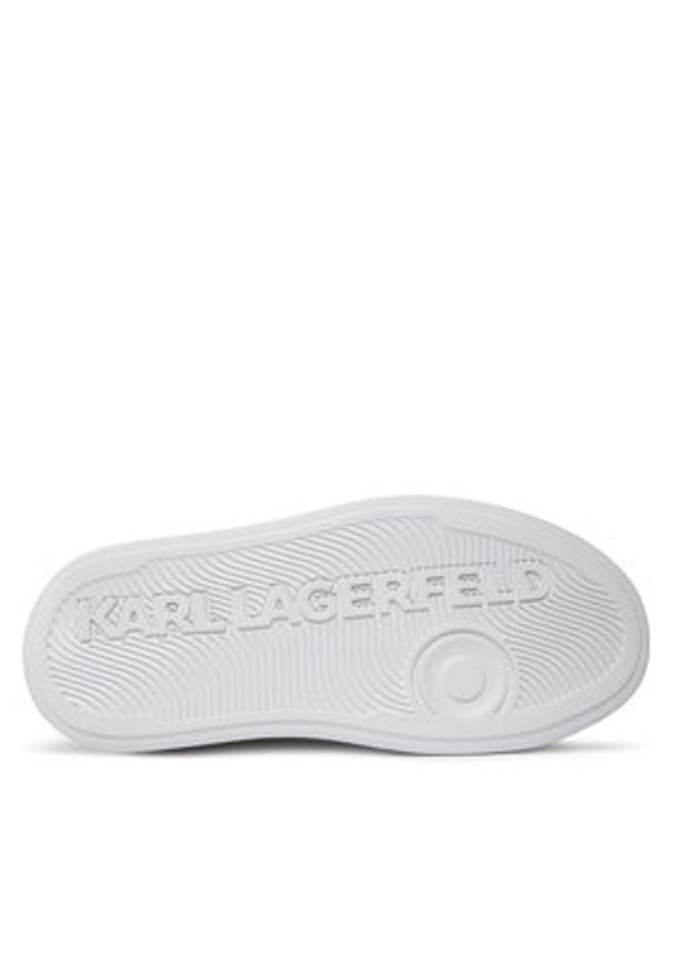 Karl Lagerfeld - KARL LAGERFELD Sneakersy KL65019 Biały. Kolor: biały. Materiał: materiał