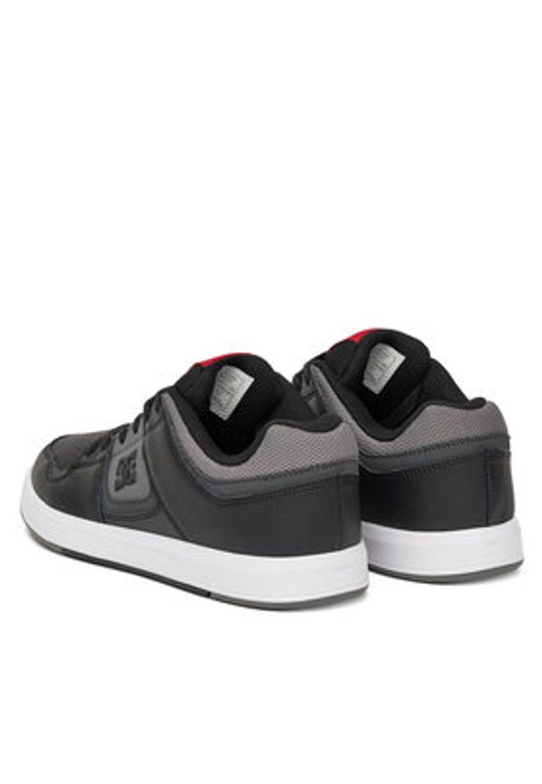 DC Sneakersy CURE ADYS400073-BLG Czarny. Kolor: czarny. Materiał: skóra