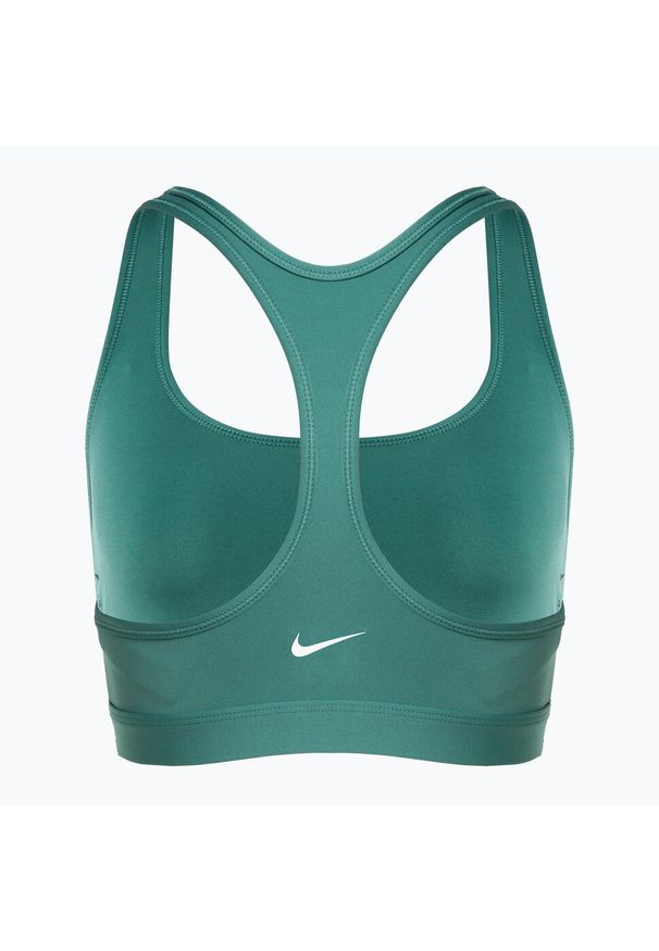 Biustonosz treningowy Nike Pro Swoosh Light Support. Kolor: zielony