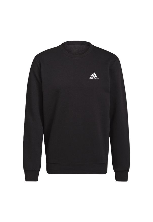 Adidas - Essentials Fleece Sweatshirt. Kolor: biały, wielokolorowy, czarny