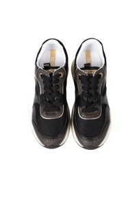 Liu Jo - Liu-Jo Sneakersy "Lily 17" | BA3081 EX170 | Kobieta | Czarny, Brązowy. Okazja: na co dzień. Kolor: czarny, brązowy, wielokolorowy. Materiał: materiał
