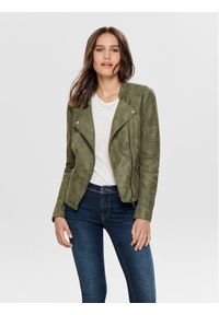 only - ONLY Kurtka z imitacji skóry Ava 15102997 Zielony Regular Fit. Kolor: zielony. Materiał: skóra #1