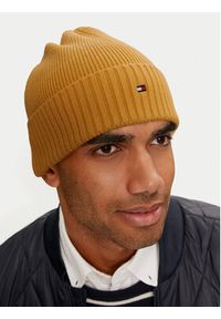 TOMMY HILFIGER - Tommy Hilfiger Czapka Flag AM0AM12796 Żółty. Kolor: żółty. Materiał: bawełna #4