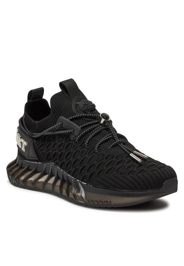 Philipp Plein - PHILIPP PLEIN Sneakersy SADS USC0520 STE003N Czarny. Kolor: czarny. Materiał: materiał