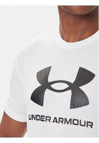 Under Armour T-Shirt Ua Sportstyle Logo Update Ss 1382911 Biały Loose Fit. Kolor: biały. Materiał: bawełna