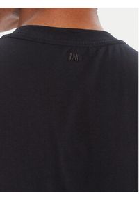 AMI PARIS T-Shirt BFUTS035.724 Czarny Regular Fit. Kolor: czarny. Materiał: bawełna #5