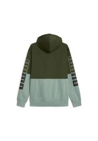 Puma Bluza Power Colorblock Fl 67591131. Kolor: zielony