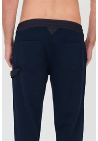 Aeronautica Militare - AERONAUTICA MILITARE Granatowe męskie spodnie dresowe, Rozmiar S. Kolor: niebieski. Materiał: dresówka #3