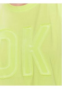 DKNY Sport Top DP3T9217 Żółty Classic Fit. Kolor: żółty. Materiał: bawełna. Styl: sportowy #4
