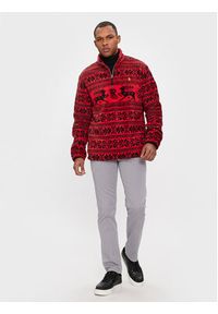Polo Ralph Lauren Polar 710920196002 Czerwony Regular Fit. Typ kołnierza: polo. Kolor: czerwony. Materiał: syntetyk #5