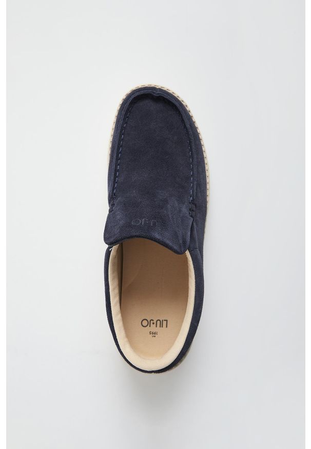 Liu Jo - Mokasyny męskie zamszowe LIU JO. Materiał: zamsz