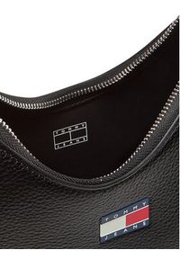 Tommy Jeans Torebka Tjw Must Shoulder Bag AW0AW17548 Czarny. Kolor: czarny. Materiał: skórzane