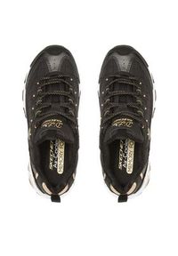 skechers - Skechers Sneakersy Ladies Night 149267/BKGD Czarny. Kolor: czarny. Materiał: materiał