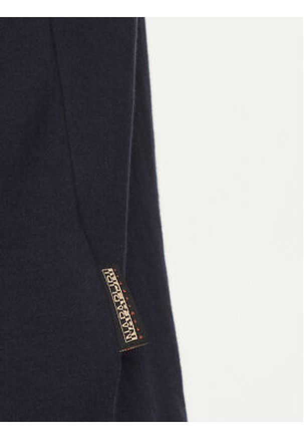 Napapijri T-Shirt S-Vanni NP0A4IEA Granatowy Regular Fit. Kolor: niebieski. Materiał: bawełna