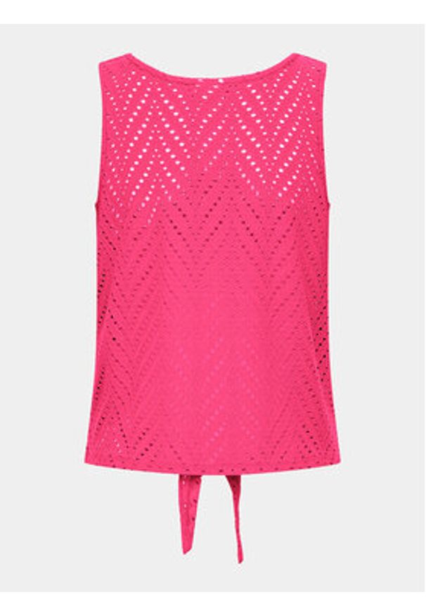 JDY Top Carla 15261741 Różowy Regular Fit. Kolor: różowy. Materiał: syntetyk