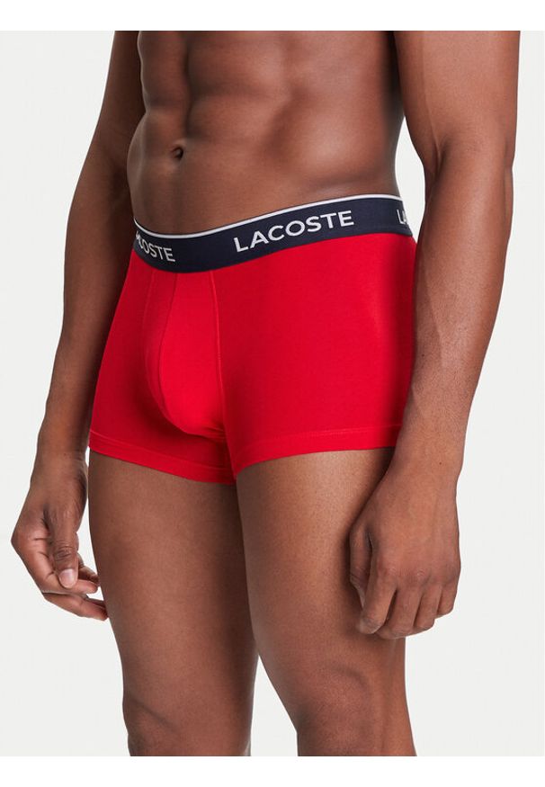 Lacoste Komplet 3 par bokserek 5H1300 Kolorowy. Materiał: bawełna. Wzór: kolorowy