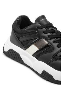 TOMMY HILFIGER - Tommy Hilfiger Sneakersy T3A9-33550-1697X399 S Czarny. Kolor: czarny. Materiał: materiał #5