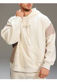 Sinsay - Bluza hoodie z napisem - kremowy. Kolor: kremowy. Wzór: napisy #1