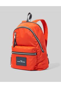 THE MARC JACOBS - Pomarańczowy plecak The Zipper Backpack. Kolor: pomarańczowy. Materiał: materiał. Wzór: aplikacja #3