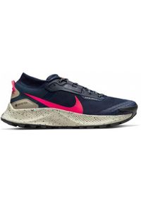 Buty do biegania męskie Nike Pegasus Trail 3 Gtx. Zapięcie: sznurówki. Kolor: niebieski. Materiał: tkanina, syntetyk, materiał. Szerokość cholewki: normalna