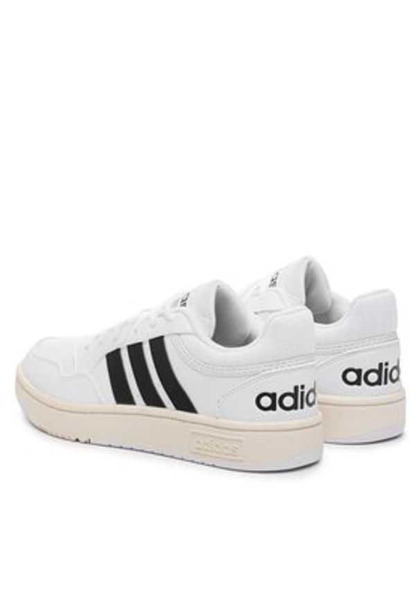Adidas - adidas Sneakersy Hoops 3.0 Low Classic Vintage Shoes GY5434 Biały. Kolor: biały. Materiał: skóra