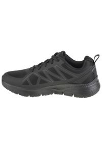 skechers - Buty Work: Arch Fit SR Axtell Rozmiar 47.5 - 200025EC-BLK Czarny. Zapięcie: sznurówki. Kolor: czarny. Materiał: materiał