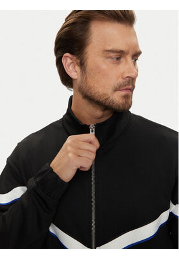 Hugo Bluza Napones 50516992 Czarny Regular Fit. Kolor: czarny. Materiał: bawełna