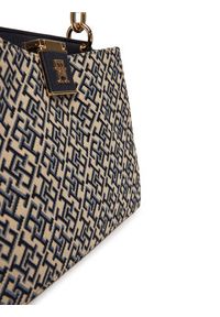 TOMMY HILFIGER - Tommy Hilfiger Torebka Th Her Med Satchel Jacqu AW0AW18639 Granatowy. Kolor: niebieski. Materiał: skórzane #6