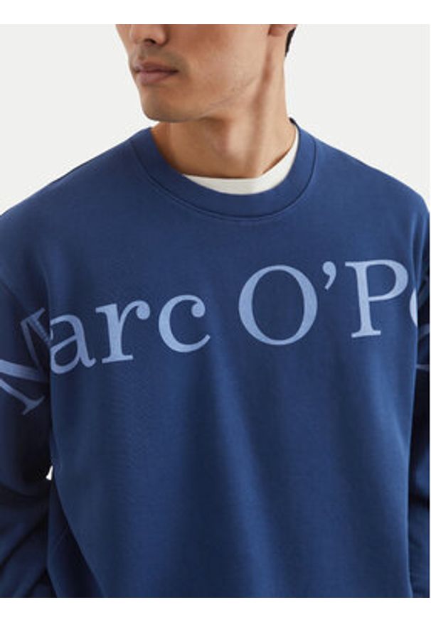 Marc O'Polo Bluza 522 4100 54070 Granatowy Regular Fit. Typ kołnierza: polo. Kolor: niebieski. Materiał: bawełna