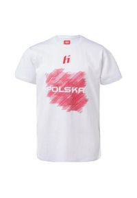 Huari - T-shirt Dziecięca Poland Fan. Kolor: czerwony, wielokolorowy, biały. Sport: turystyka piesza #1