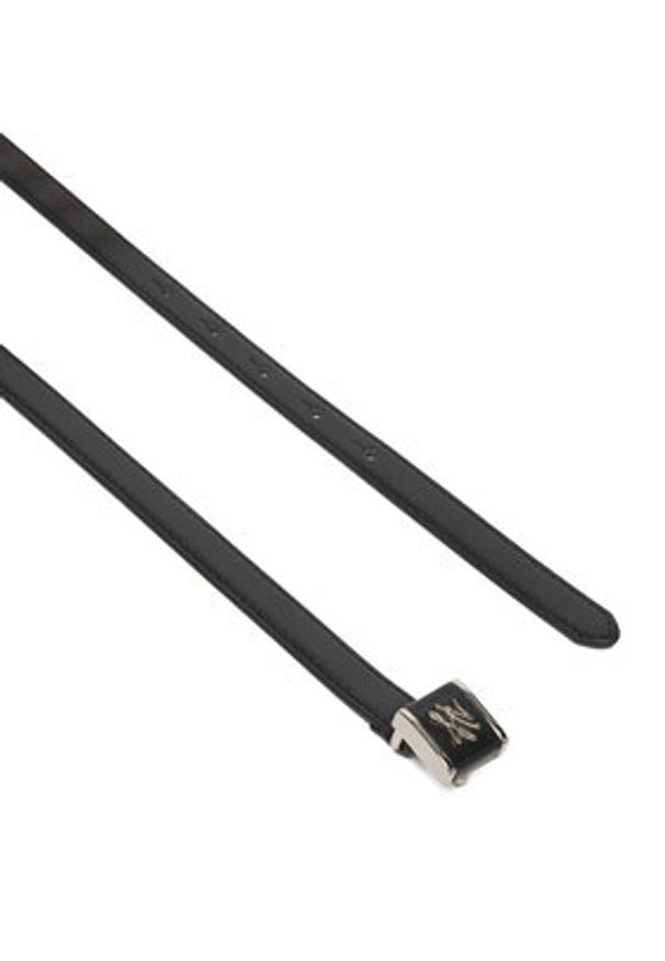 Karl Lagerfeld - KARL LAGERFELD Pasek Damski B1W33074 Czarny. Kolor: czarny. Materiał: skóra