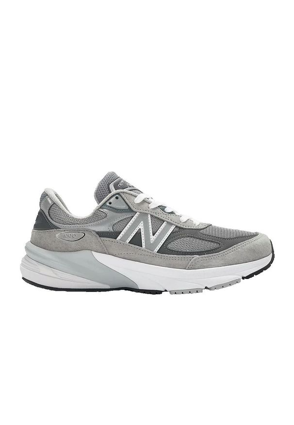 Buty New Balance 990 damskie szare. Okazja: na co dzień. Kolor: szary, biały, wielokolorowy. Materiał: zamsz