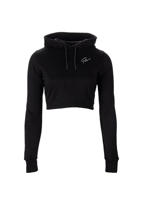 GORILLA WEAR - Bluza damska z kapturem Gorilla Wear Pixley. Typ kołnierza: kaptur. Kolor: czarny. Długość rękawa: długi rękaw. Długość: krótkie. Sport: fitness
