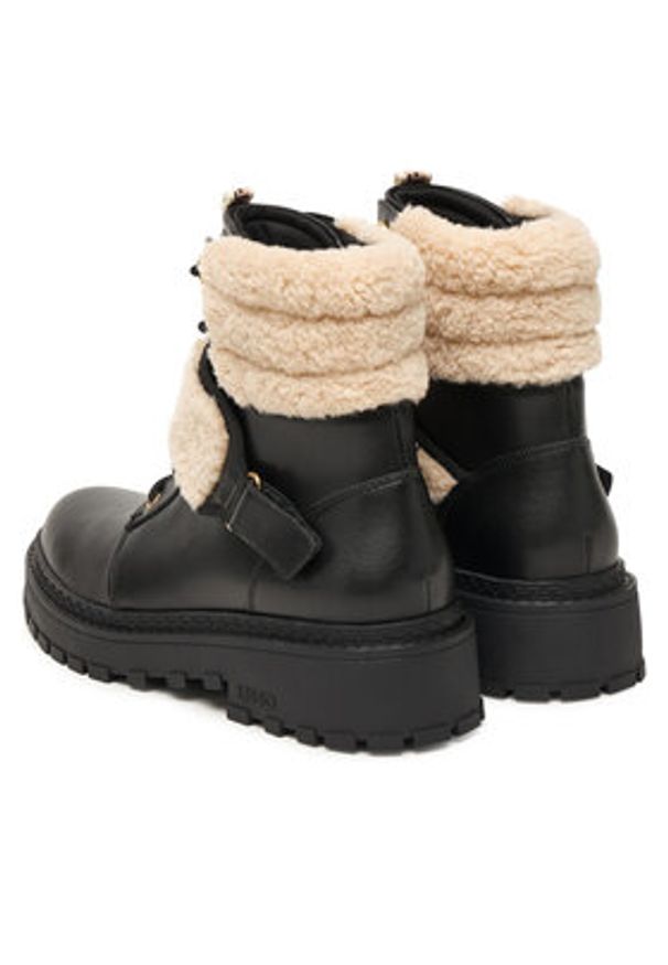 Liu Jo Trzewiki Rumi 40 SF5061 PX446 Czarny. Kolor: czarny. Materiał: skóra