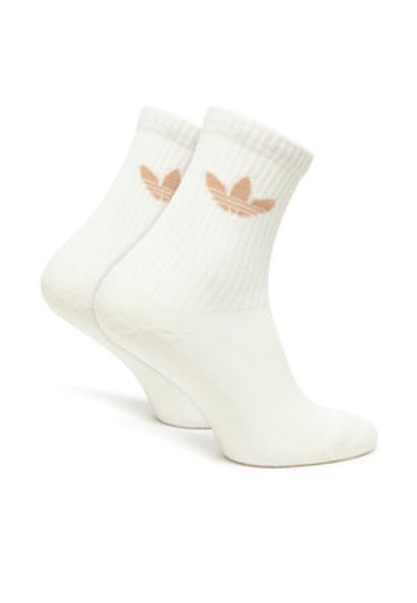 Adidas - adidas Skarpety długie Trefoil Cushion JY2678 Kolorowy. Materiał: bawełna. Wzór: kolorowy