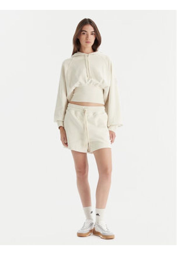 Adidas by Stella McCartney - adidas by Stella McCartney Bluza KA0640 Beżowy Loose Fit. Kolor: beżowy. Materiał: bawełna