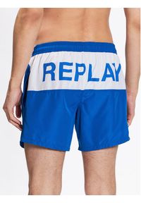Replay Szorty kąpielowe LM1128.000.82972R Niebieski Regular Fit. Kolor: niebieski. Materiał: syntetyk #3