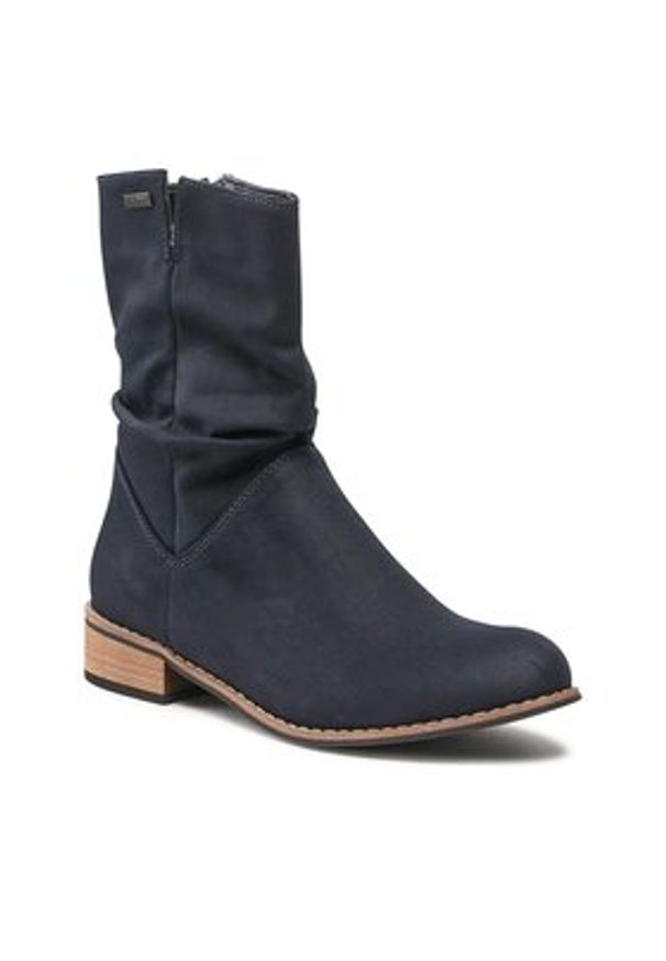 Clara Barson Botki WS14087-02 Granatowy. Kolor: niebieski. Materiał: materiał