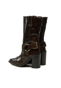 Bronx Botki Mya-Mae 34330-OS 3788 Brązowy. Kolor: brązowy. Materiał: skóra #2