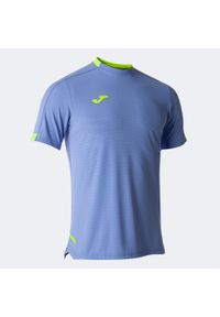Koszulka tenisowa męska z krótkim rękawem Joma Smash Short Sleeve. Kolor: wielokolorowy, biały, niebieski. Długość rękawa: krótki rękaw. Długość: krótkie. Sport: tenis