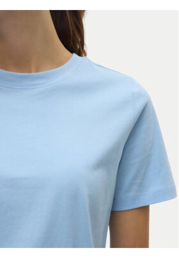Vero Moda T-Shirt Paulina 10316991 Niebieski Regular Fit. Kolor: niebieski. Materiał: bawełna