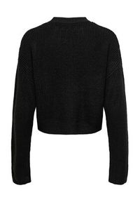 only - ONLY Sweter Malavi 15284453 Czarny Regular Fit. Kolor: czarny. Materiał: syntetyk #7